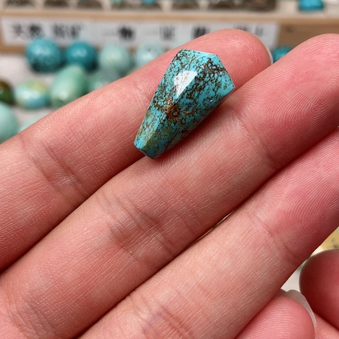 未镶嵌绿松石珠宝半成品