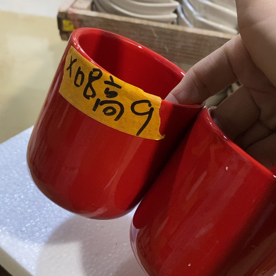 杯子陶陶盆有孔 瑕疵介意勿拍