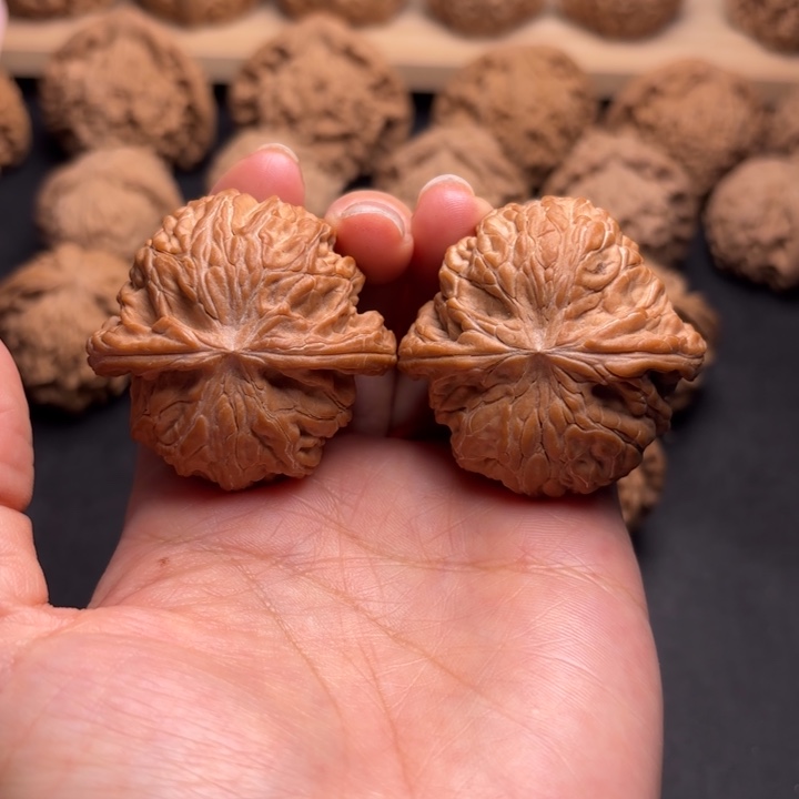 文玩核桃把件42磨盘