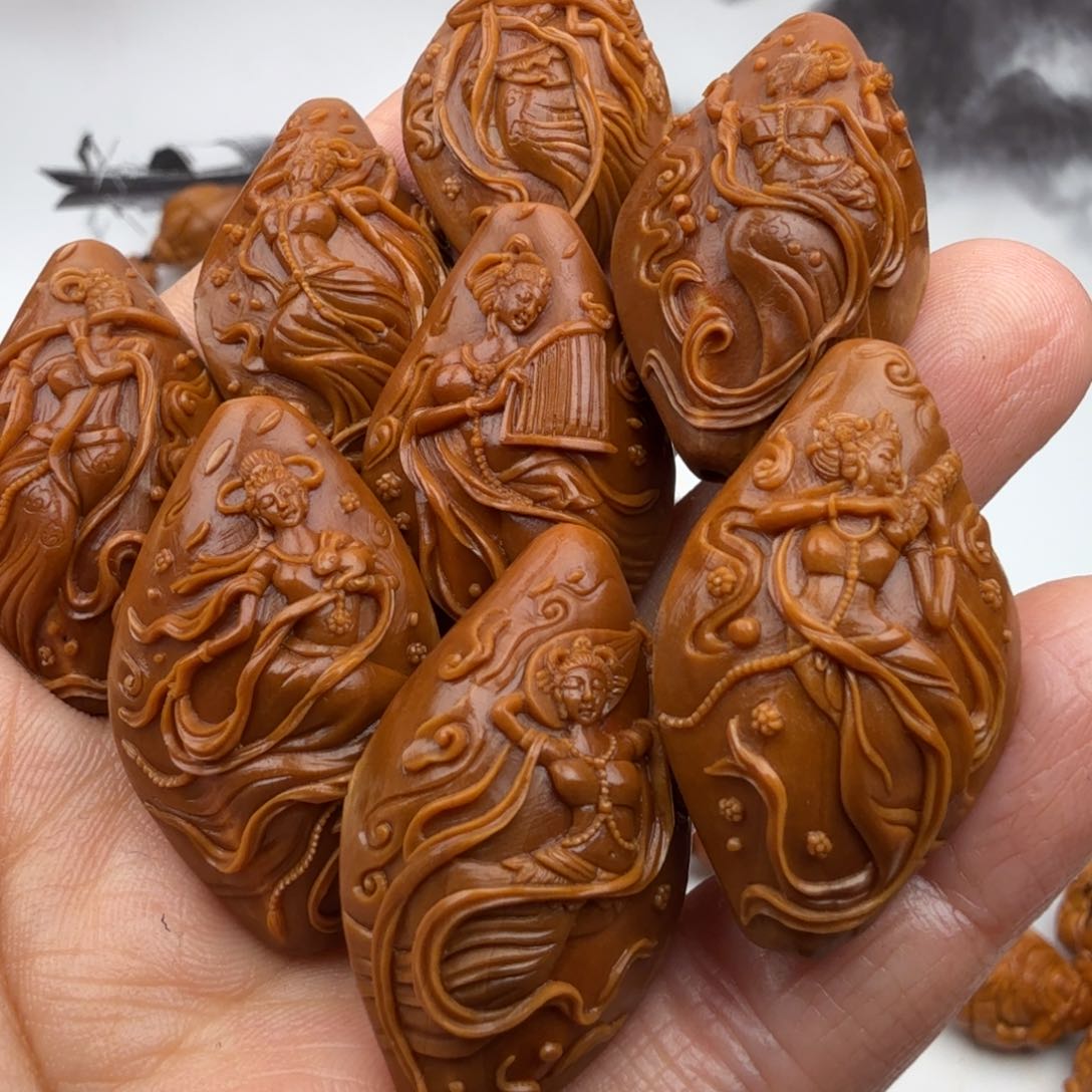 橄榄核手串飞天美女