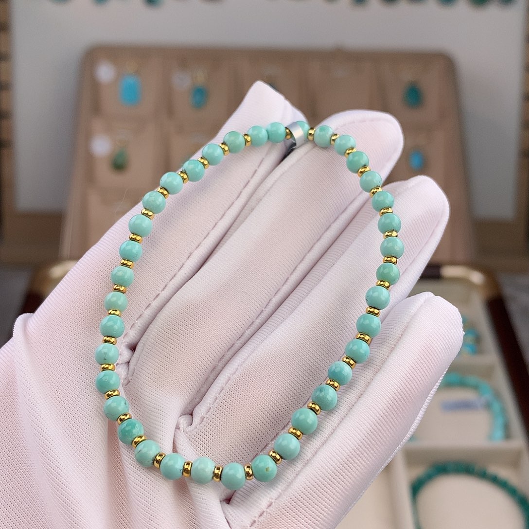 绿松石未镶嵌项链