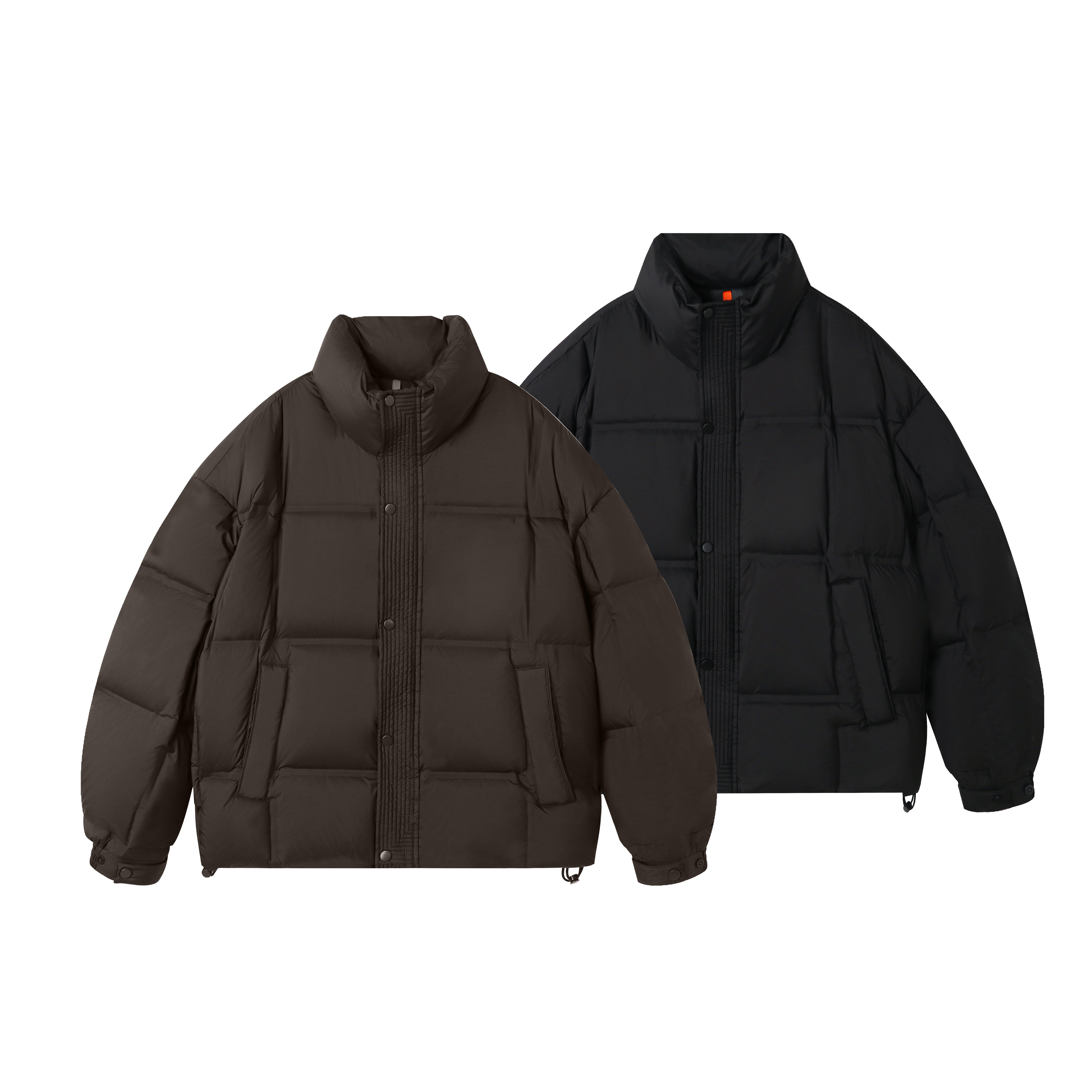 立领90白鸭绒羽绒服男士2025冬季新款外套潮流休闲百搭面包服上衣