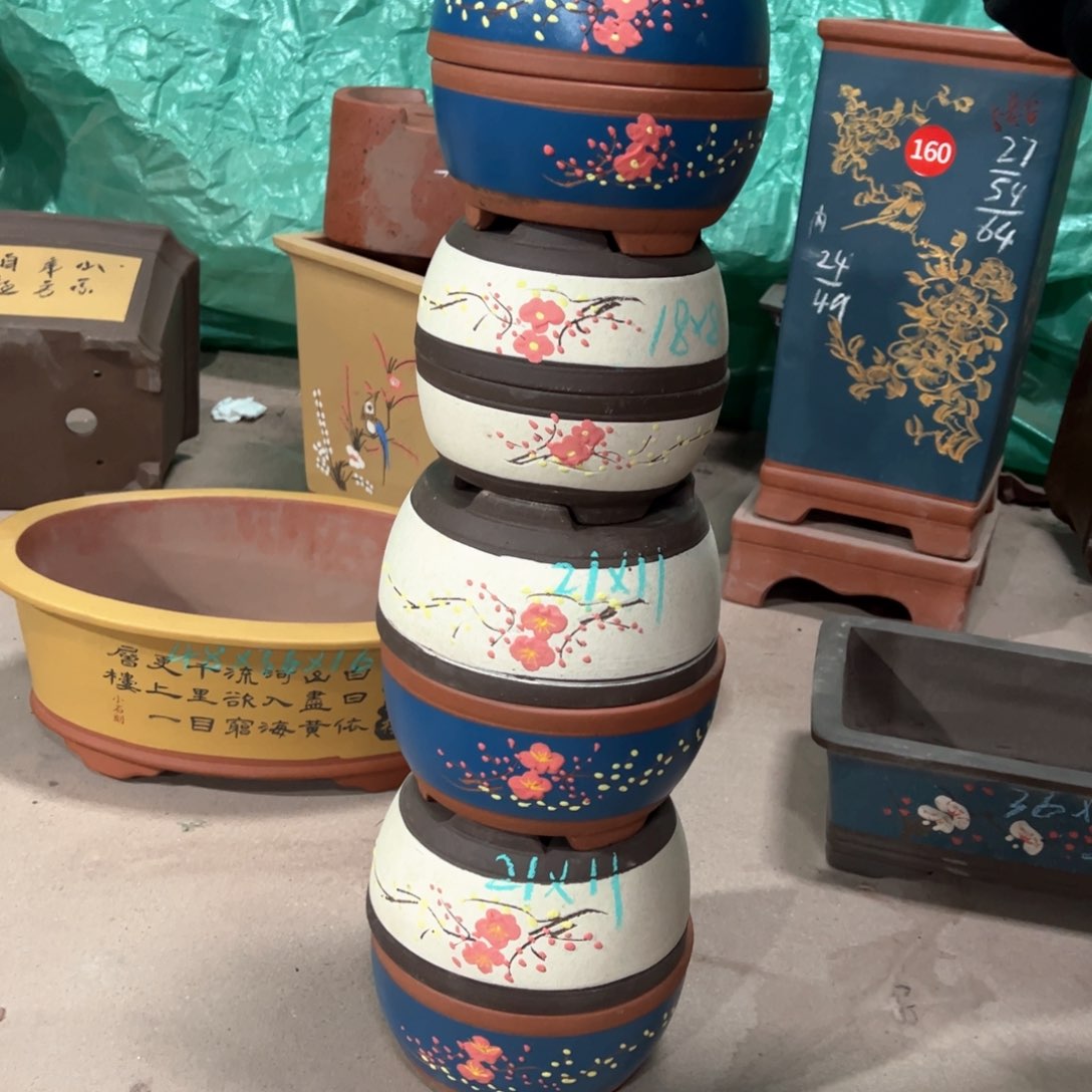 紫砂花盆紫砂花盆