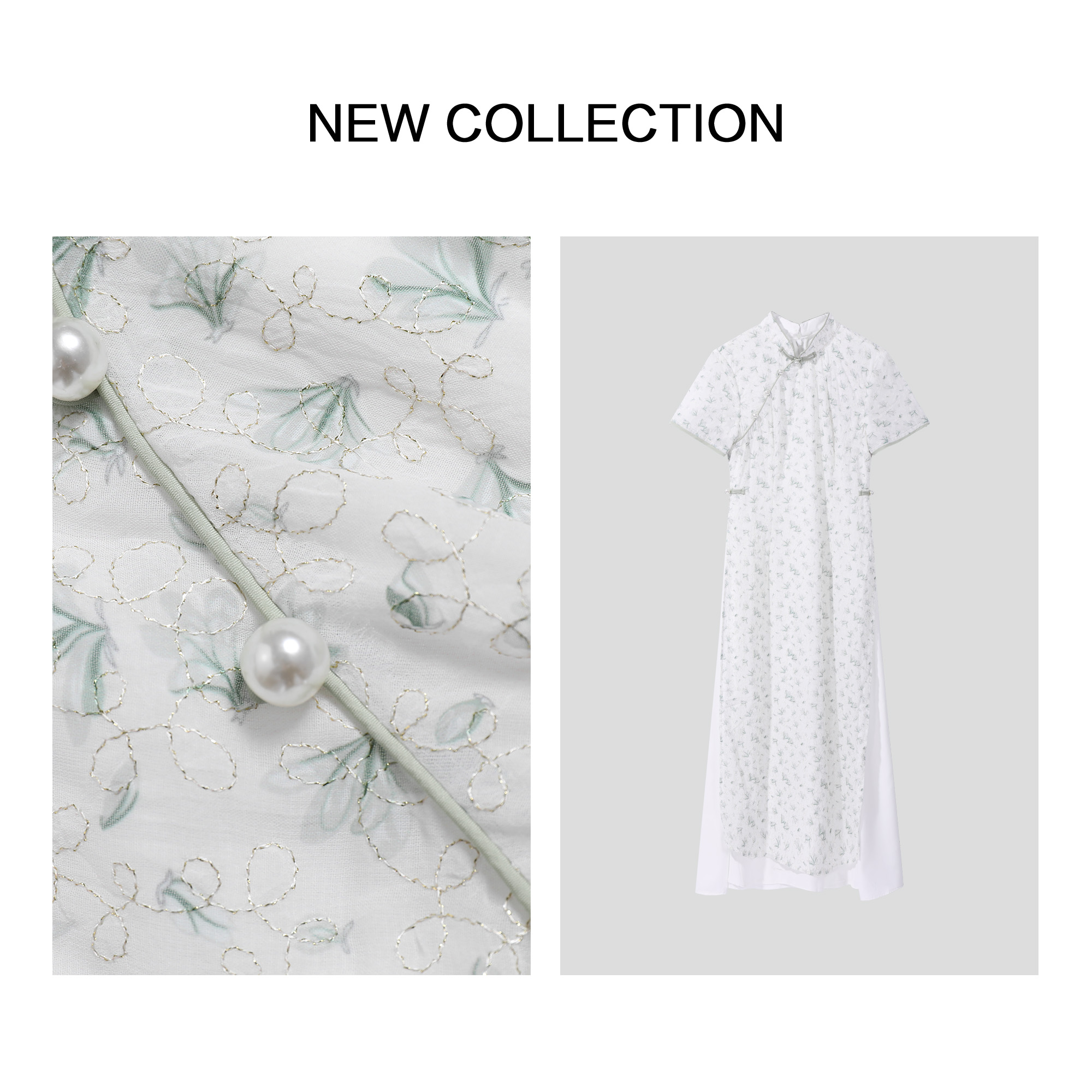 【婷婷专属】L5F26189舒适蕾丝轻盈优雅复古风刺绣连衣裙