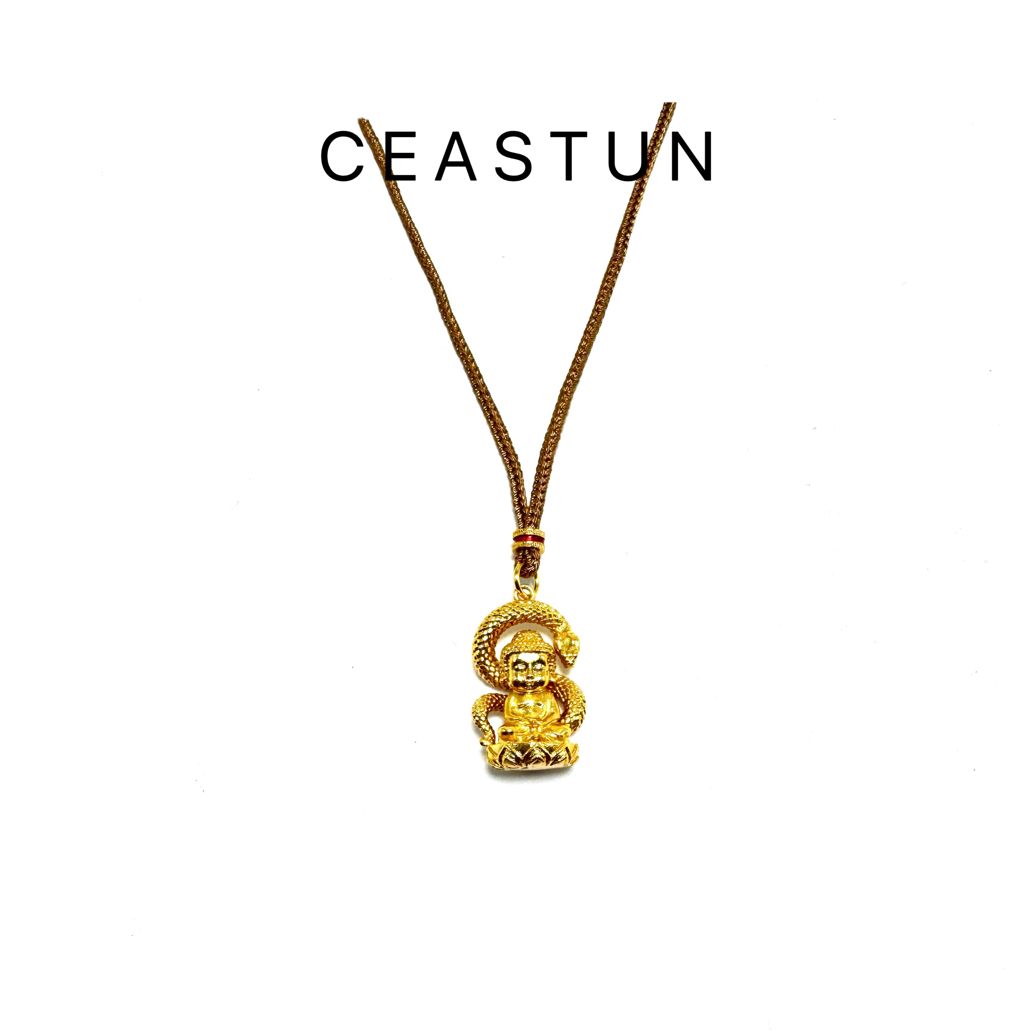 铜合金项链 【盘蛇观音】CEASTUN 轻奢设计款项链~D039