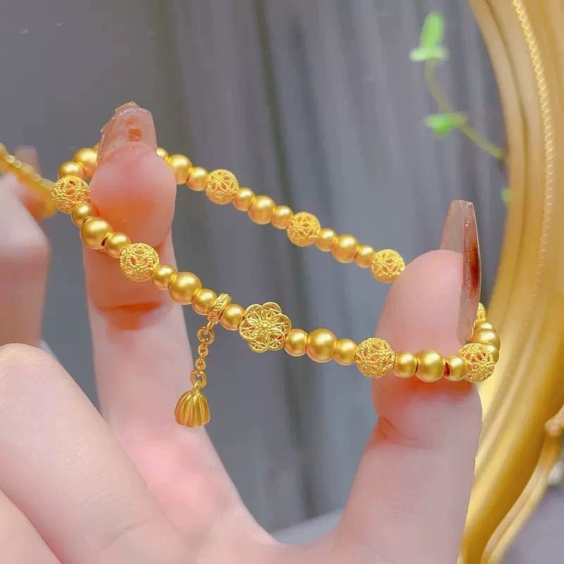 足银手链 手链 六相花手链女款气质时尚百搭女士