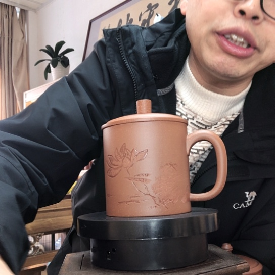 段泥茶杯办公杯容量400