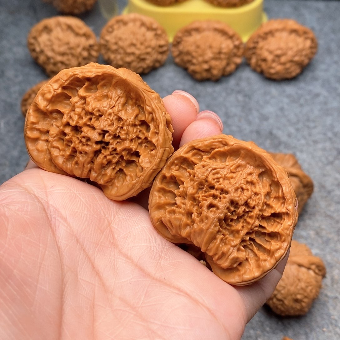 文玩核桃把件精品特价聚宝盆46全品