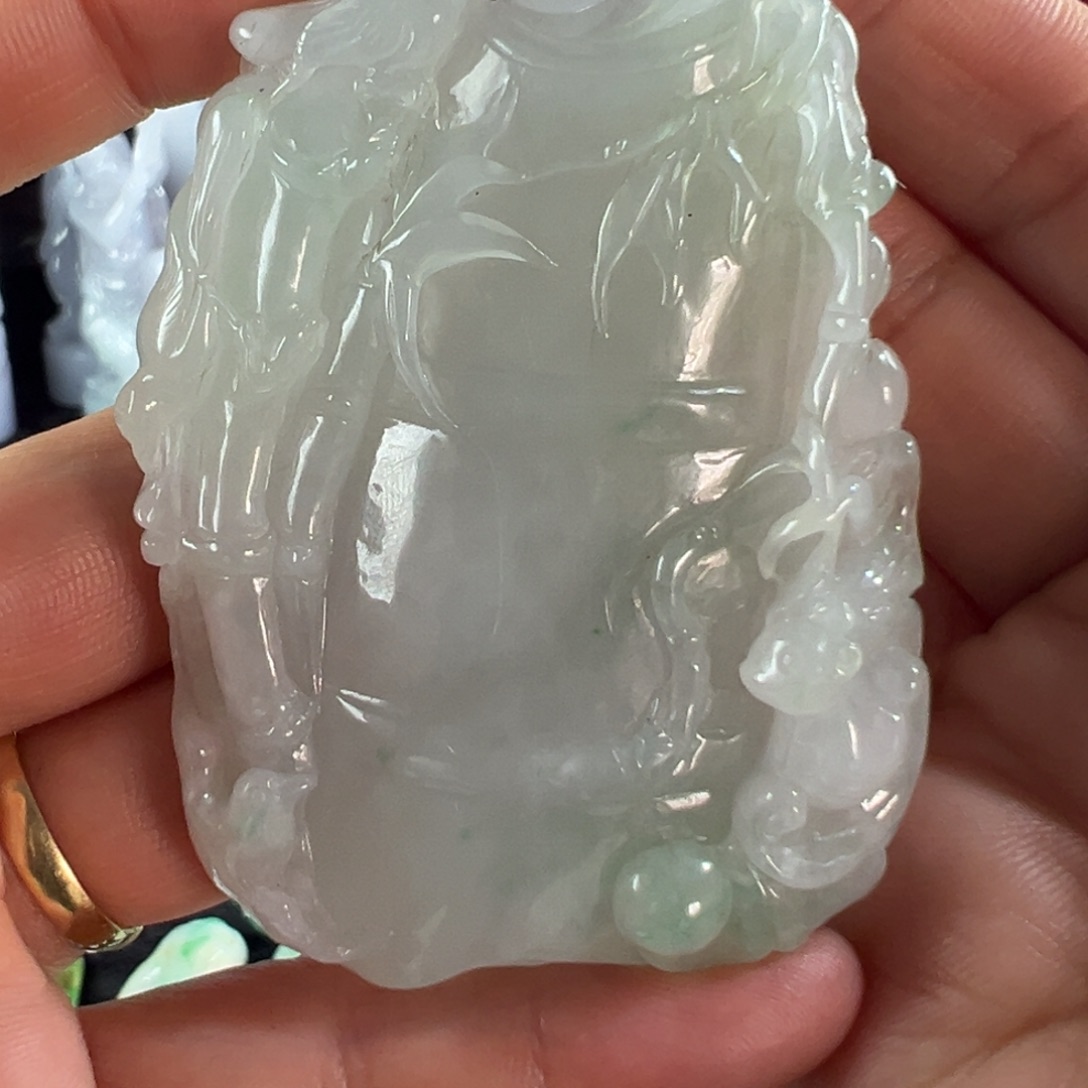 翡翠未镶嵌手镯天然翡翠挂件