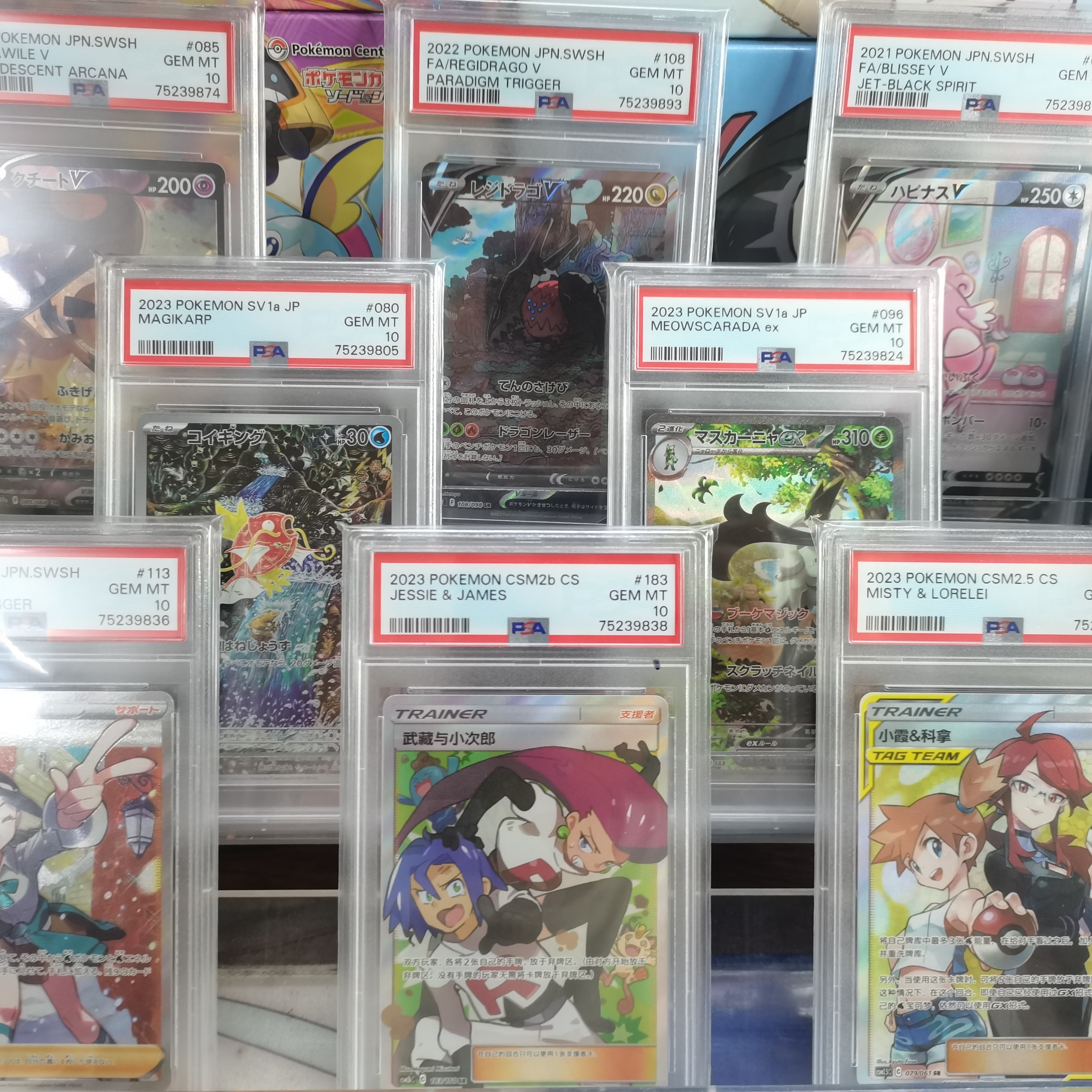 宝可评级卡组合盒（含psa评级）