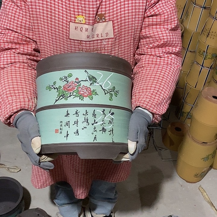 紫砂花盆紫砂花盆