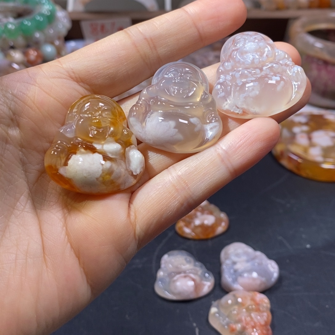 奎***店玛瑙/玉髓未镶嵌戒指