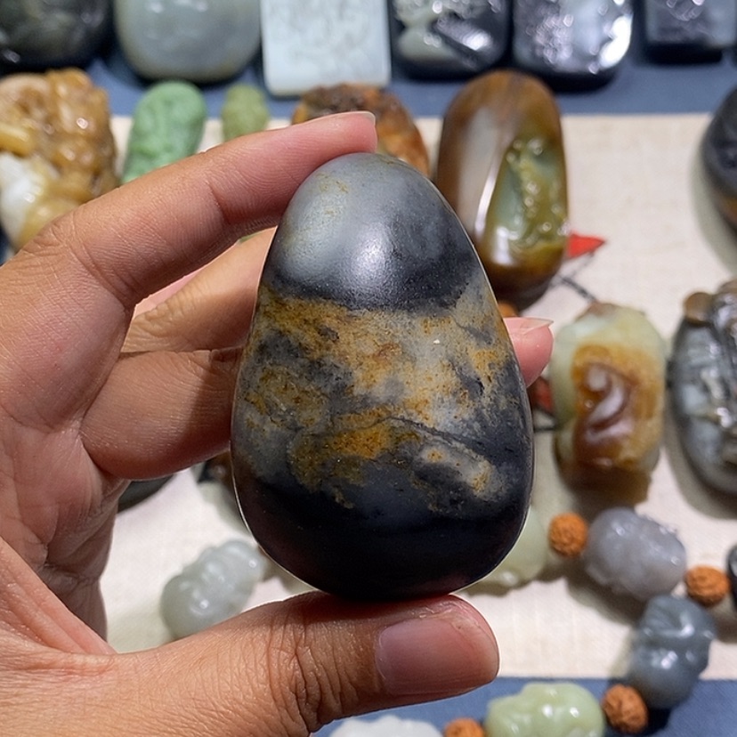 【闪购商品】和田玉把件未镶嵌粘*包