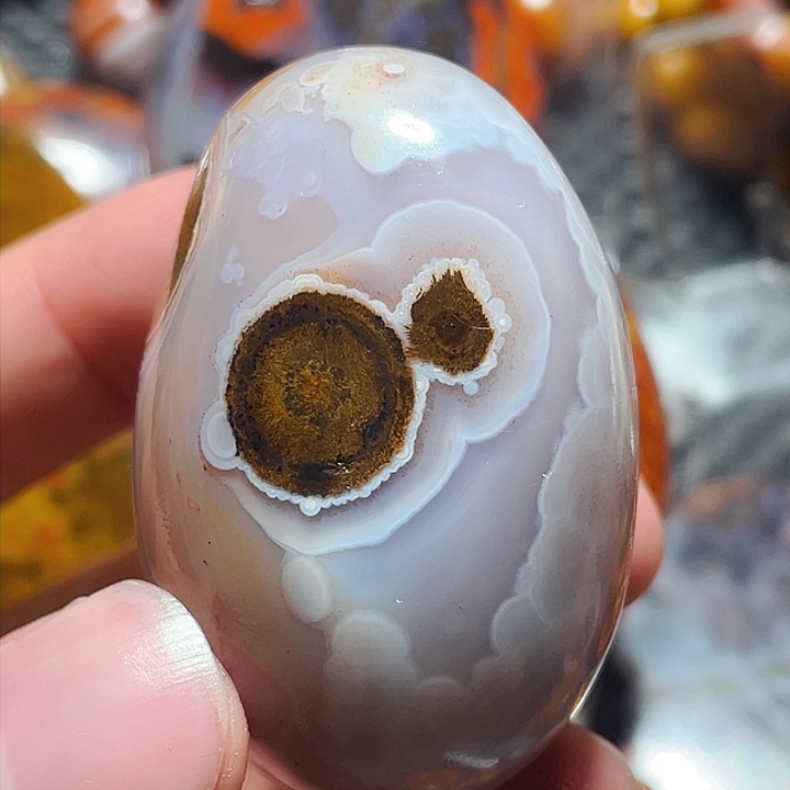 玛瑙/玉髓玛瑙未镶嵌顶**生