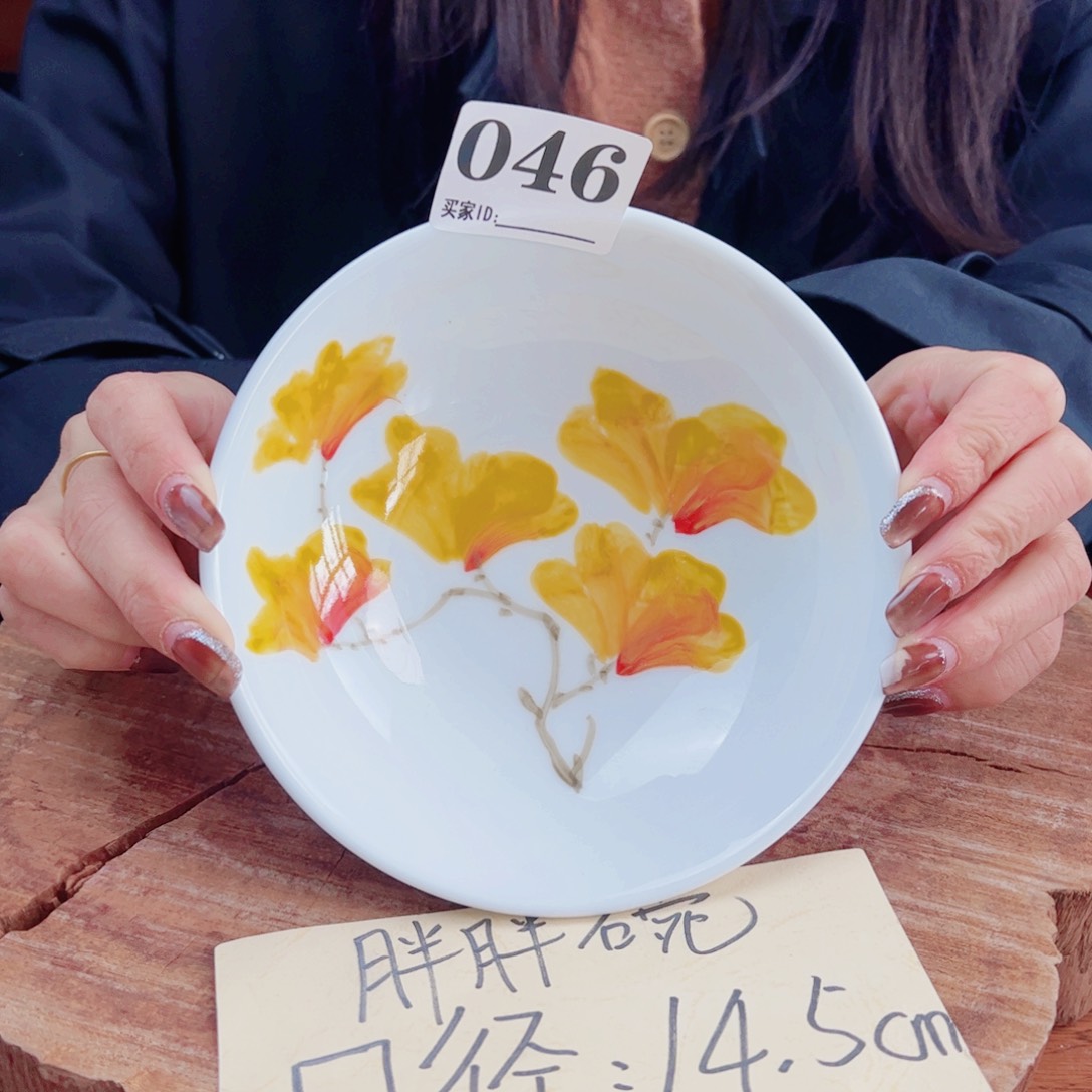 瓷片景德镇陶瓷手工手绘制作