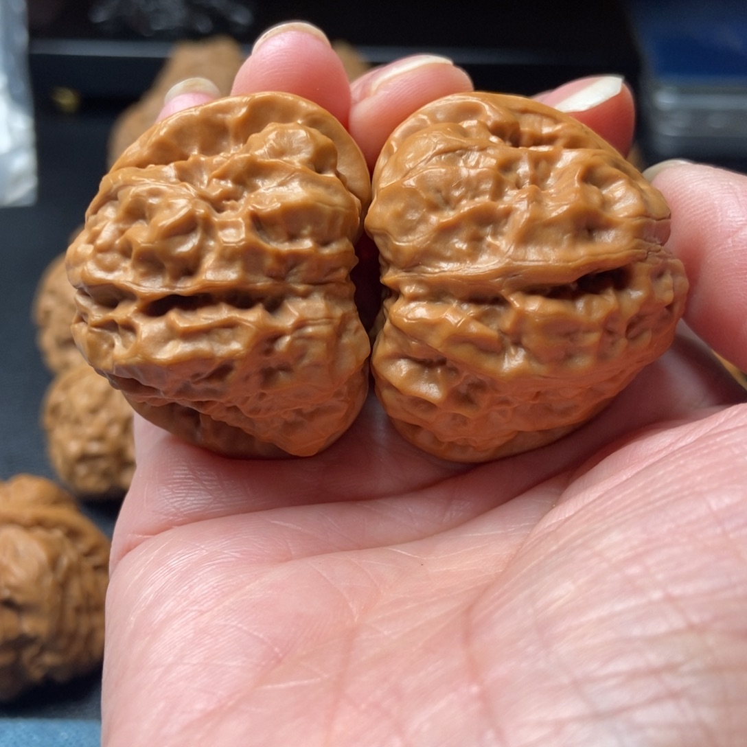 文玩核桃把件蛤蟆头40