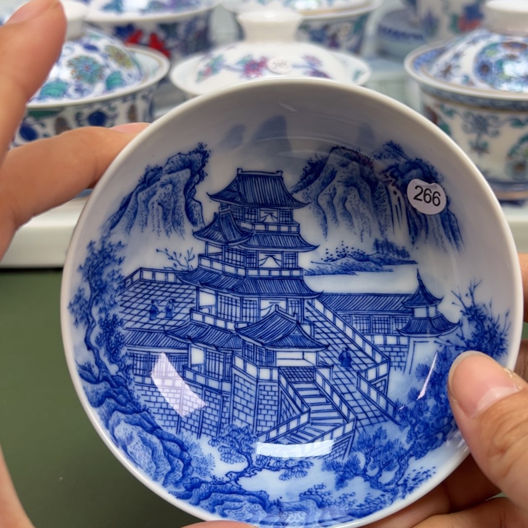 杯景德镇纯手绘茶具266