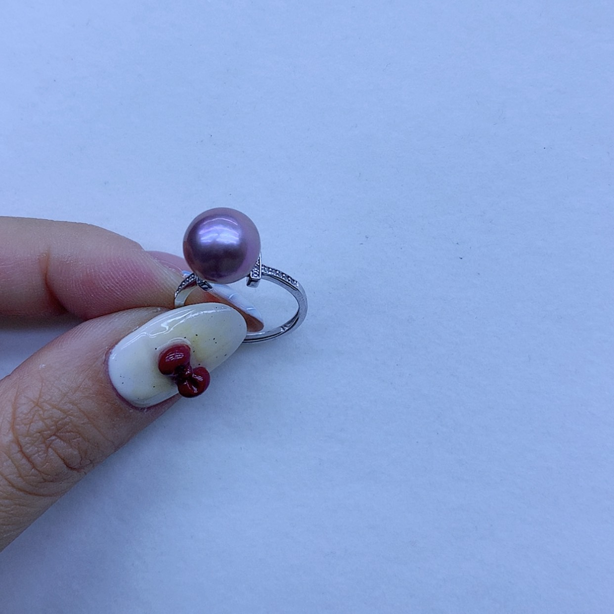 【闪购商品】淡水珍珠戒指银S925镶嵌