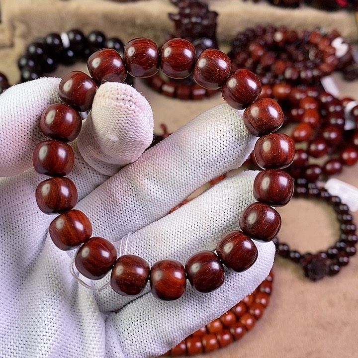 小叶紫檀手串/手链无胶无蜡11老型