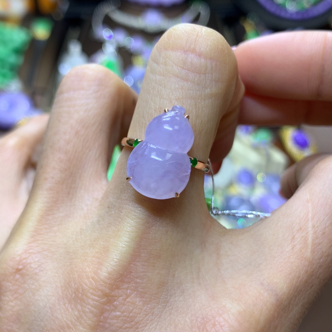 【闪购商品】翡翠颈饰18K金镶嵌翡翠