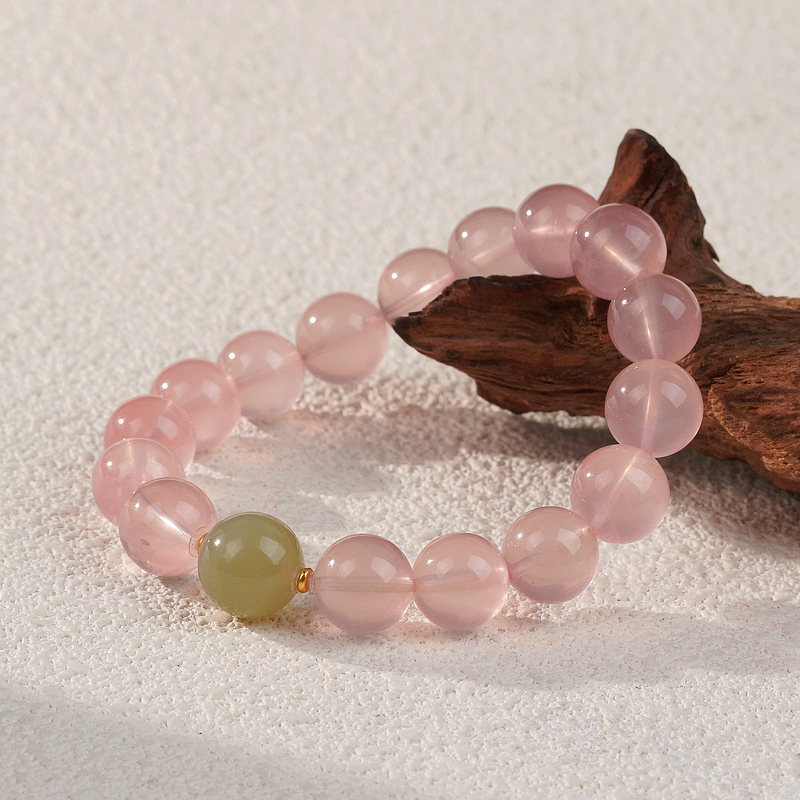 【颜如玉2.0】莫粉晶手串  （天然珠宝多样性发其一）