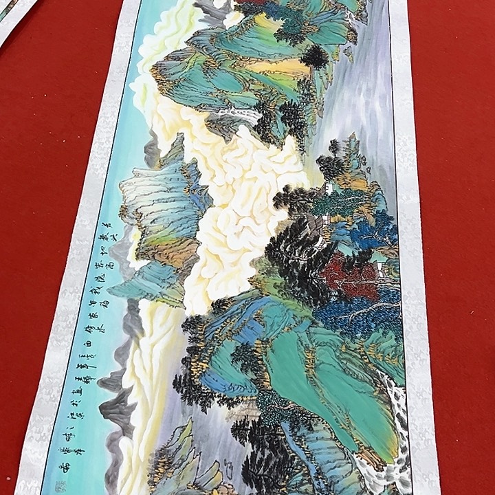 国画新年快乐纯手绘作品