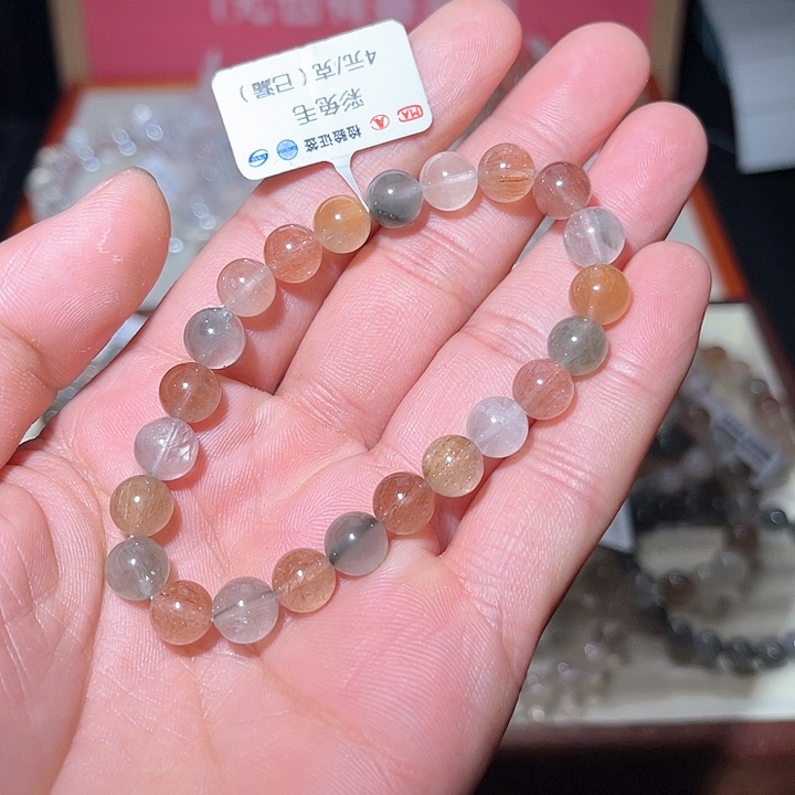 水晶手链未镶嵌159号多样性发一   8+