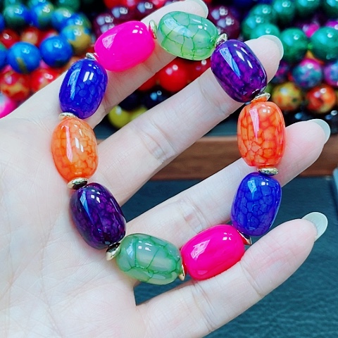 玛瑙未镶嵌手饰龙鳞凤血1318