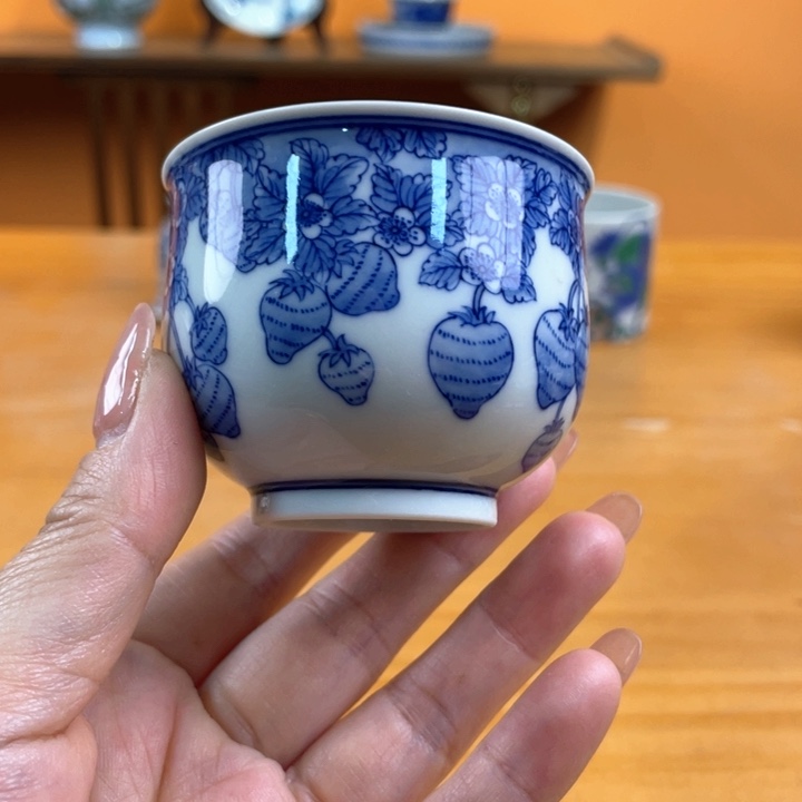 茶杯景德镇陶瓷茶杯哈哈哈
