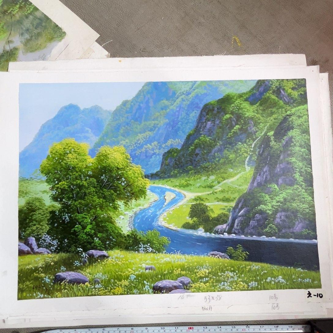 油画朝鲜艺术家油画作品