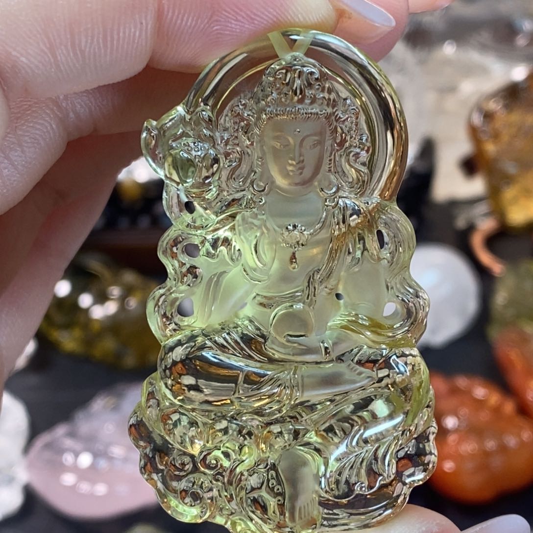 水晶颈饰未镶嵌╭****！吊坠