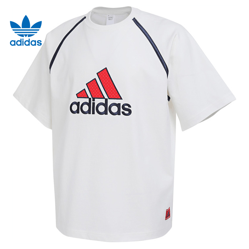 华adidas阿迪达斯三叶草男子运动休闲短袖T恤IM7840
