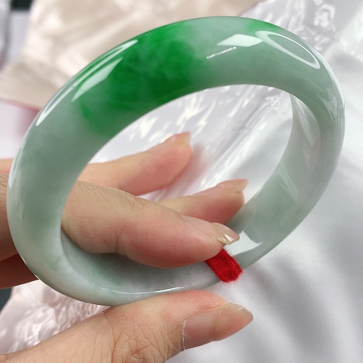 未镶嵌手镯翡翠，165