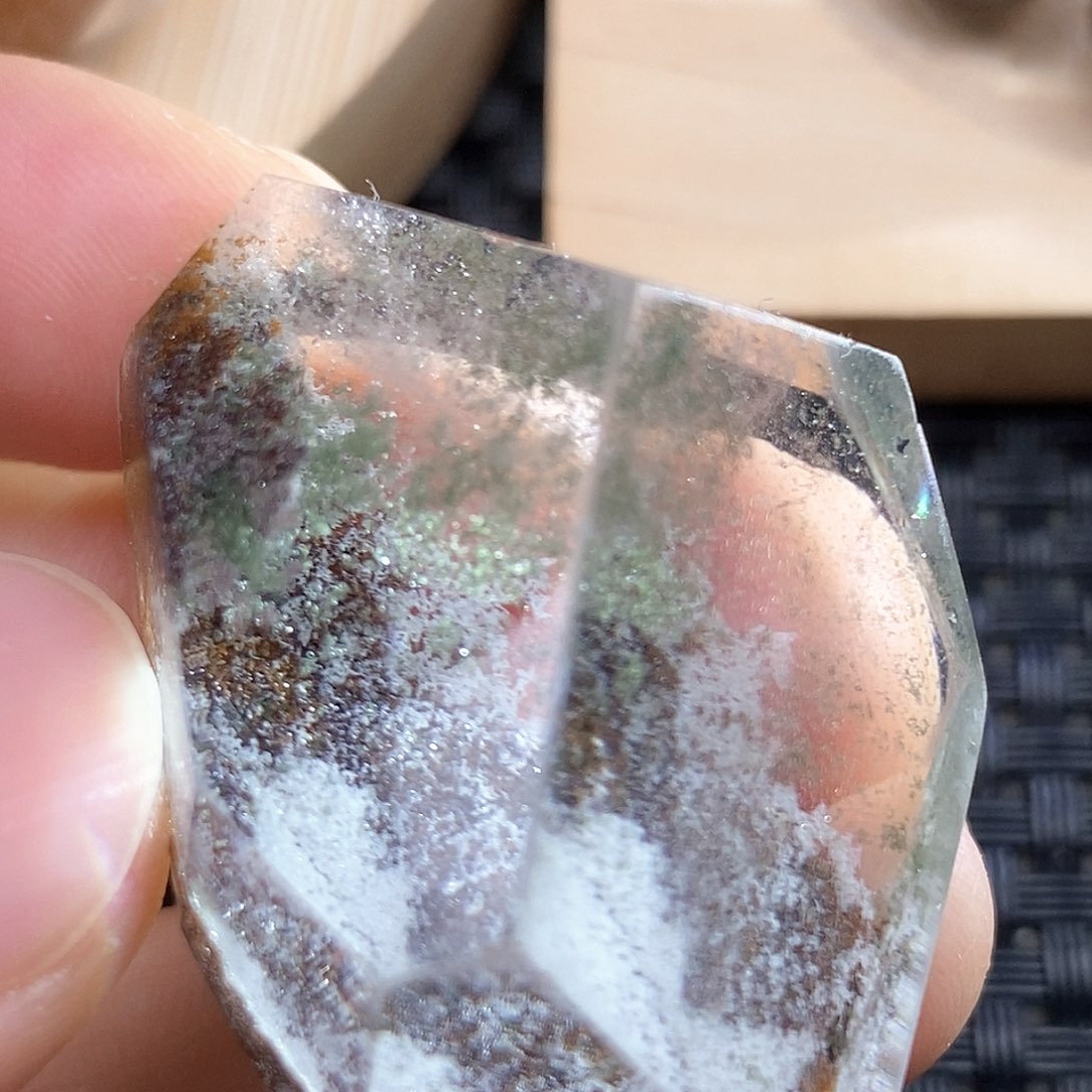 未镶嵌吊坠(不含链)水晶凹****