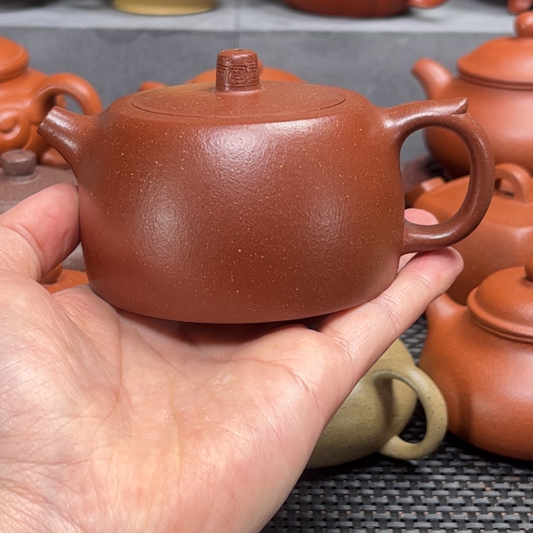 紫砂茶壶紫砂艺术茶具套装红降坡