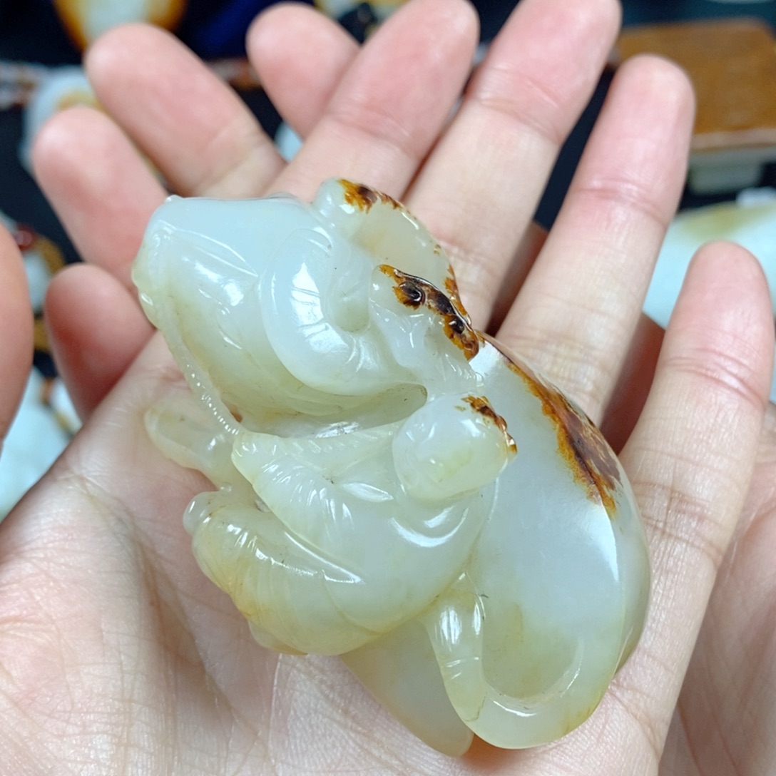 和田玉把件未镶嵌