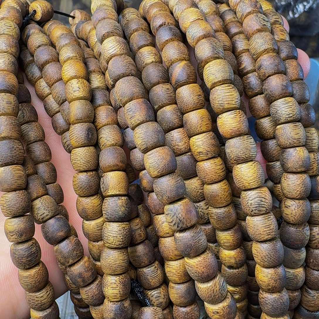 沉香手串陆河老型鼓珠卡七多样性发一