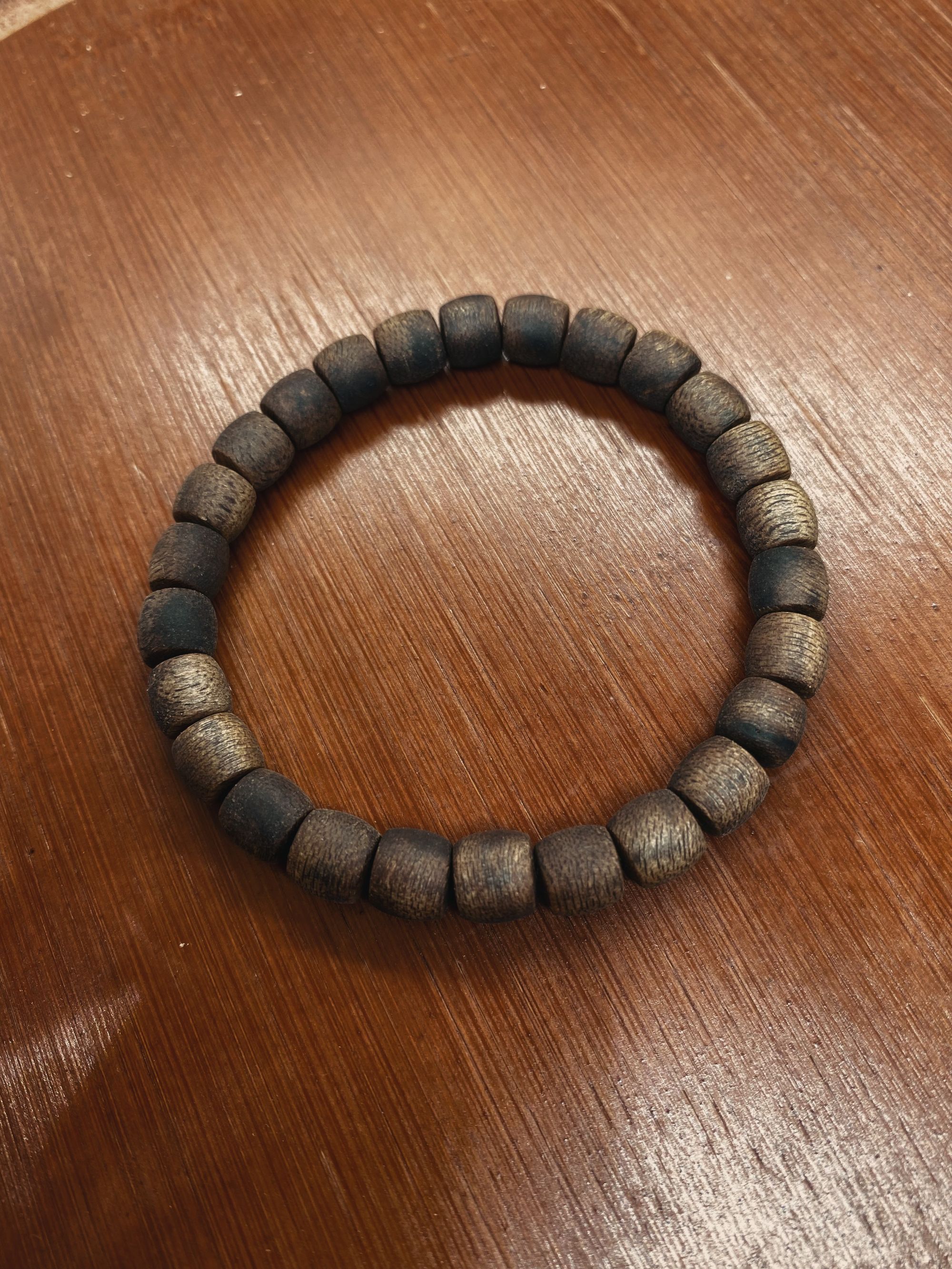 沉香【乌身圆叶】0.7桶珠单圈沉香【全沉水】（多样性发一）