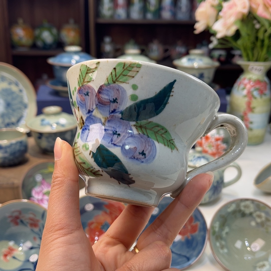 瓷片景德镇手工手绘陶瓷茶具