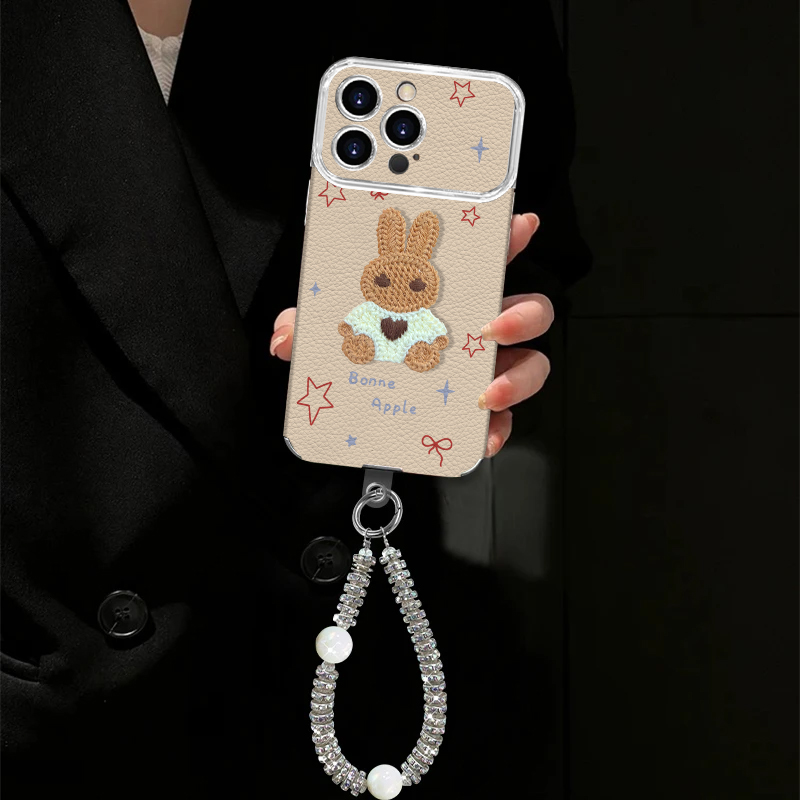 YHSC0053适用苹果/oppo/华为/vivo/小米电镀大视窗手机壳女