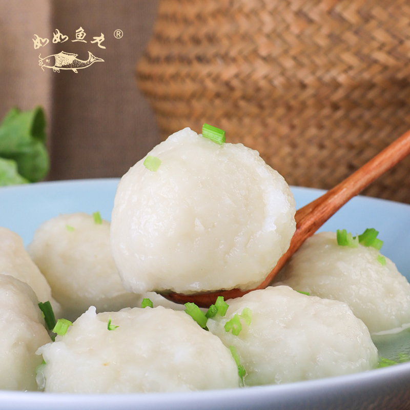 如如鱼丸【东星斑鱼丸】500g*3装正宗福州鱼丸手工包心鱼丸