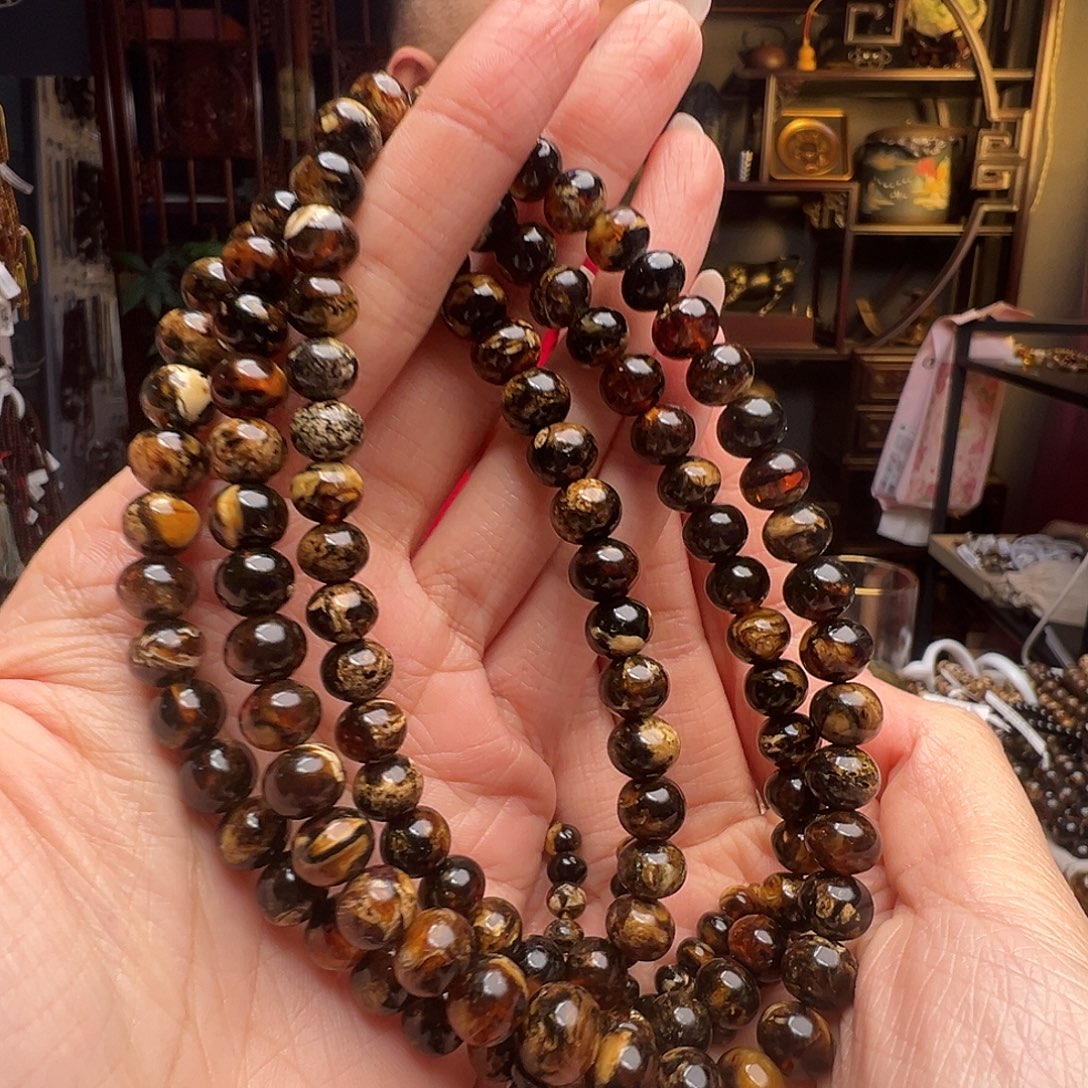 琥珀未镶嵌裸石抚顺琥珀20621-6八