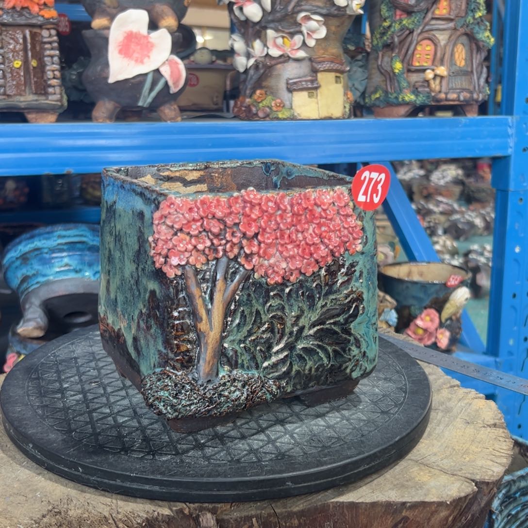 微瑕273 号陶然花器手工花盆