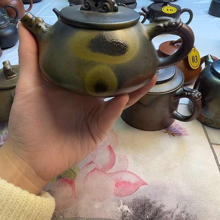 笑**云柴烧工艺坭兴陶茶壶茶壶