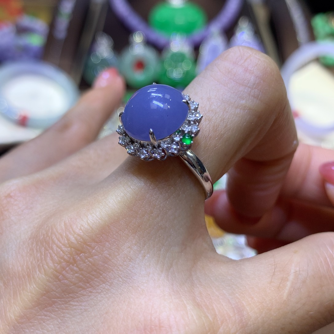 【闪购商品】翡翠18K金镶嵌颈饰翡翠