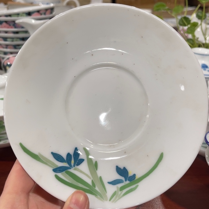 醴陵釉下高温瓷手绘14.5厘米东方