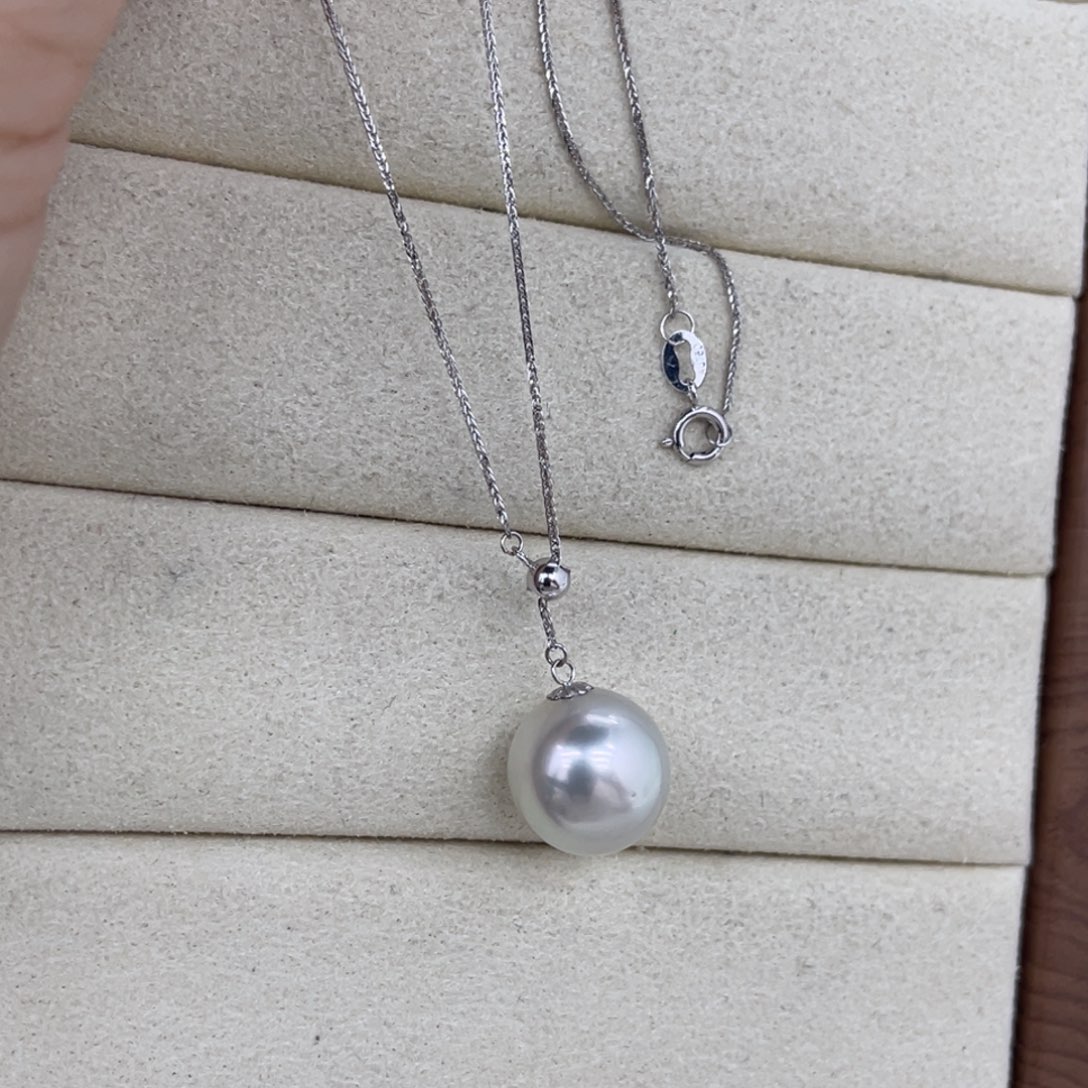 海水珍珠吊坠(赠链)18K金镶嵌