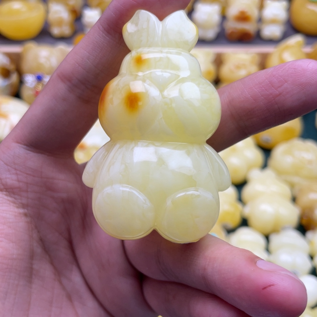 幸***单琥珀未镶嵌裸石蜜蜡