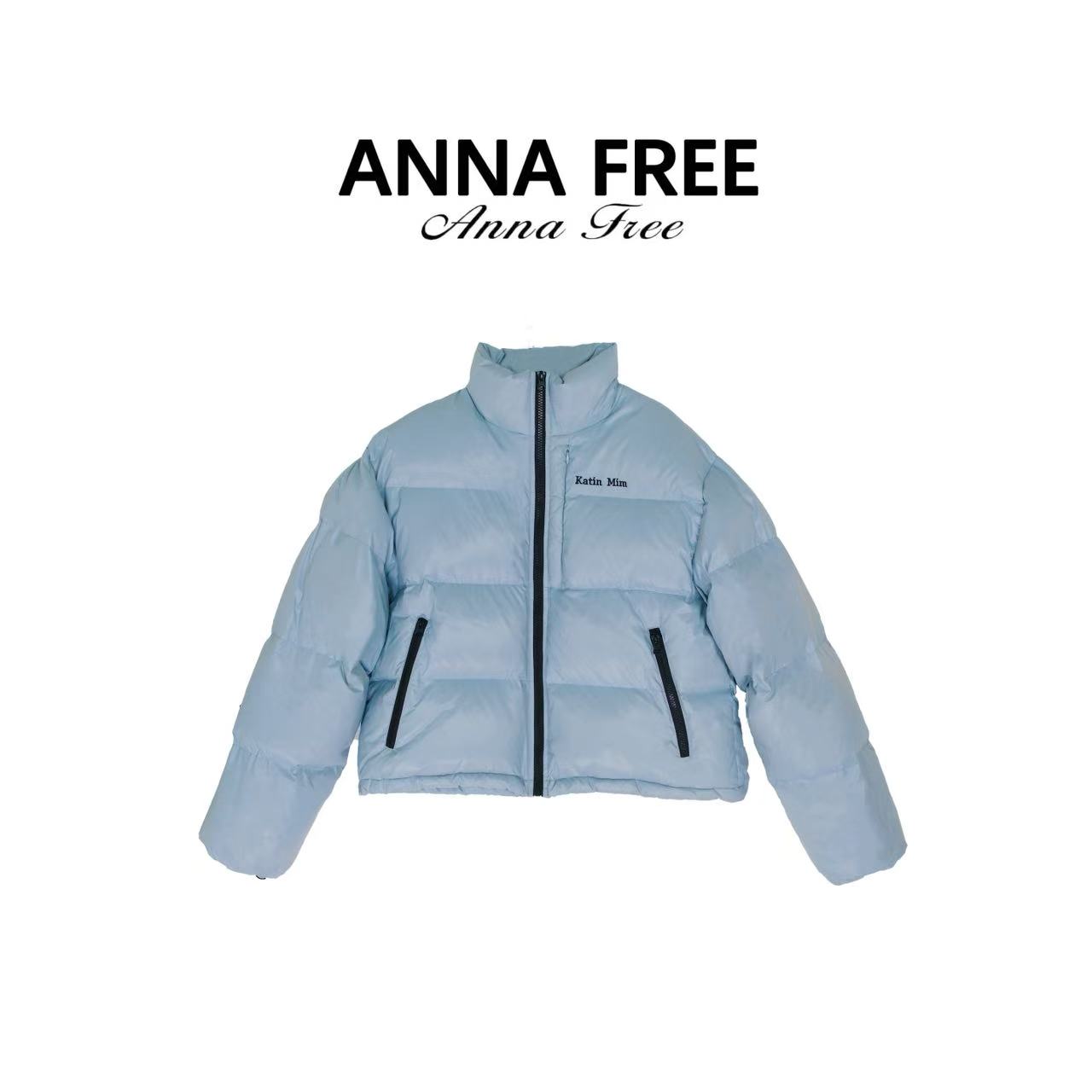 ANNA FREE 【宁宁同款】刺绣冬季保暖休闲90白鸭绒羽绒服ZCE251091