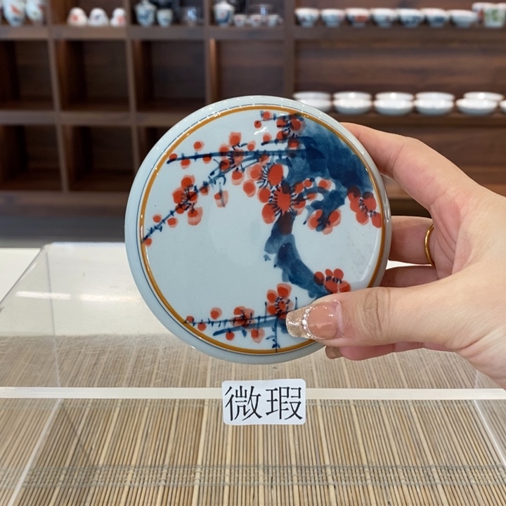 釉下老陶泥手工绘制